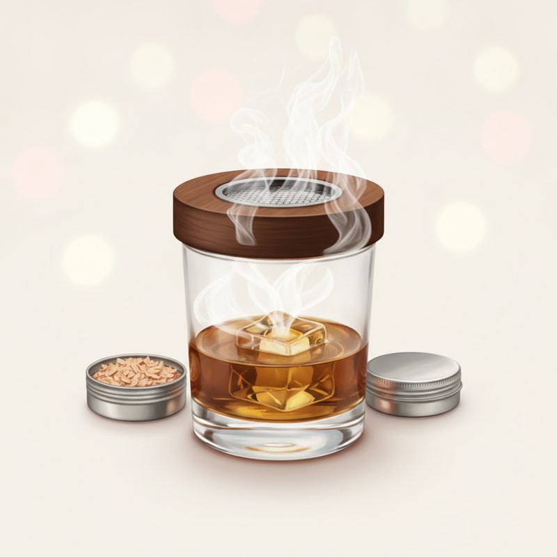 Illustration of Cocktail Smoker Kit
