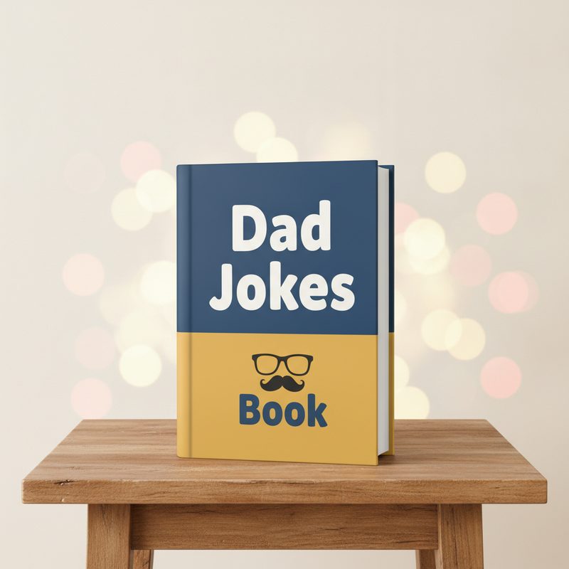 Illustration of Dad Jokes Book