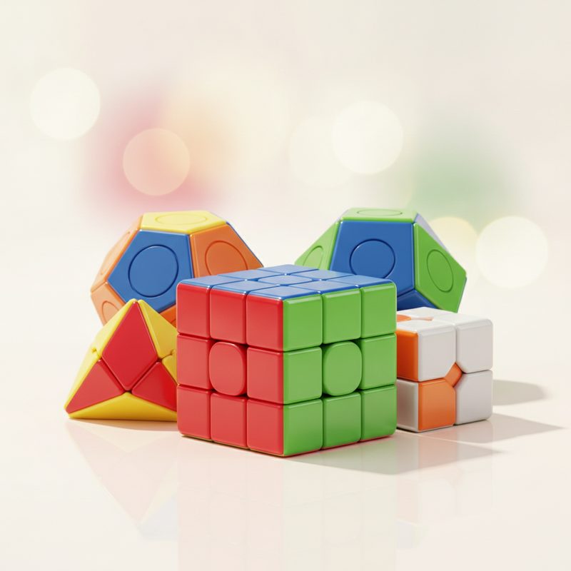 Illustration of Speed Cube Set