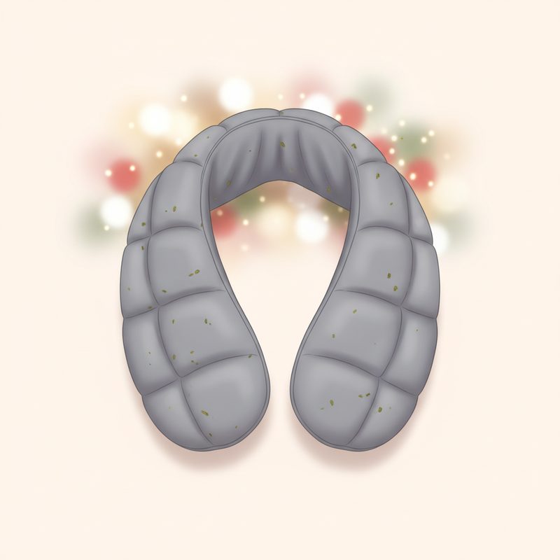 Illustration of Microwavable Neck & Shoulder Heat Wrap