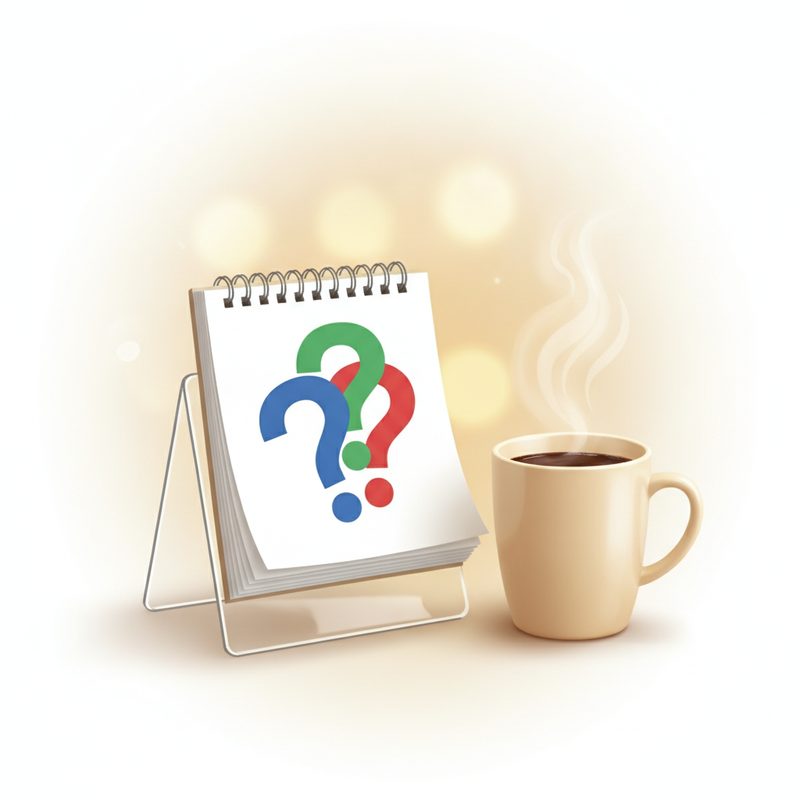 Illustration of Page-a-Day Trivia Calendar