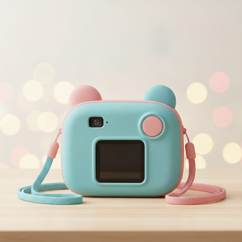 Illustration of Kids Digital Camera