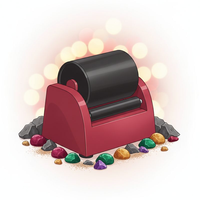 Illustration of Rock Tumbler Kit