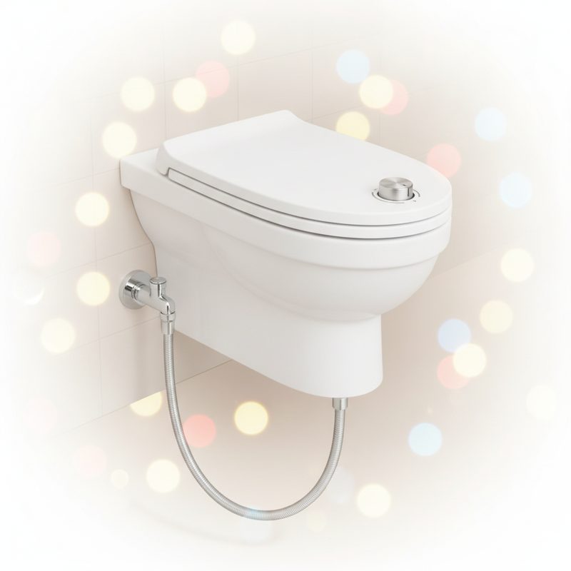 Illustration of Bidet Attachment