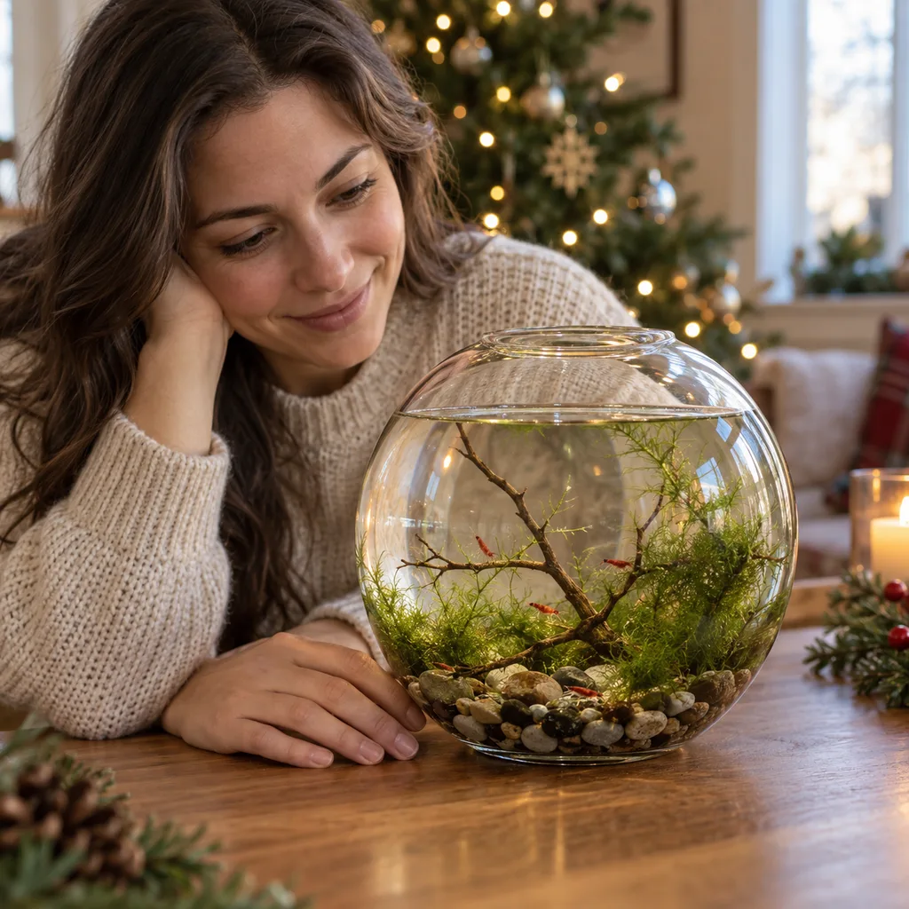 Representative photo-style image of ecospheres — generated, not a specific product