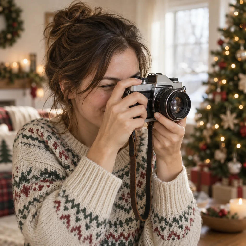Representative photo-style image of film cameras — generated, not a specific product