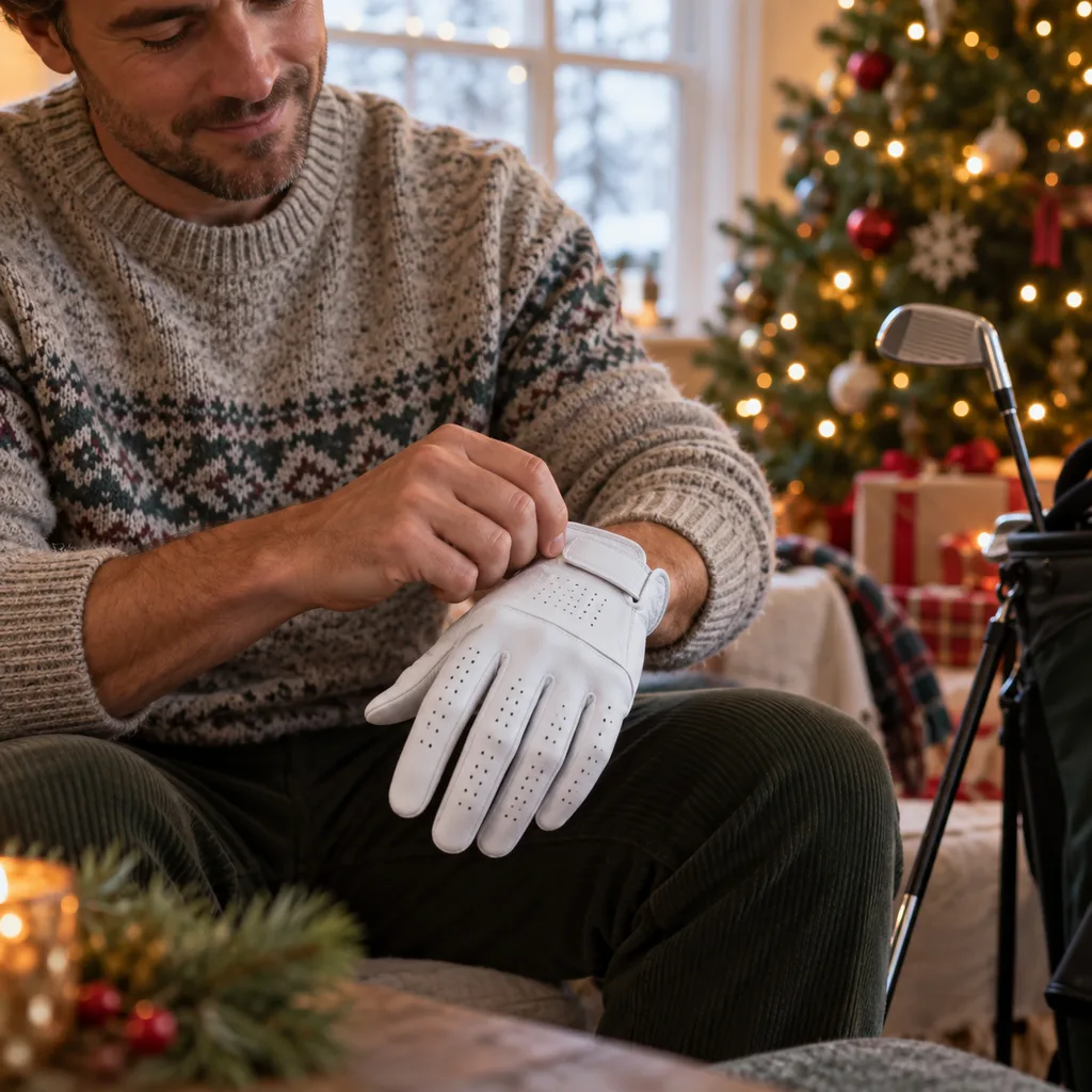 Representative photo-style image of golf gloves — generated, not a specific product