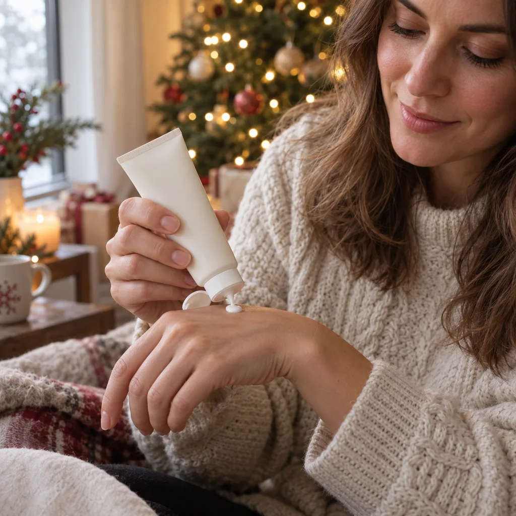 Representative photo-style image of hand creams — generated, not a specific product