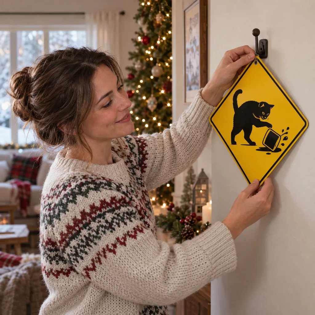 Representative photo-style image of novelty signs — generated, not a specific product