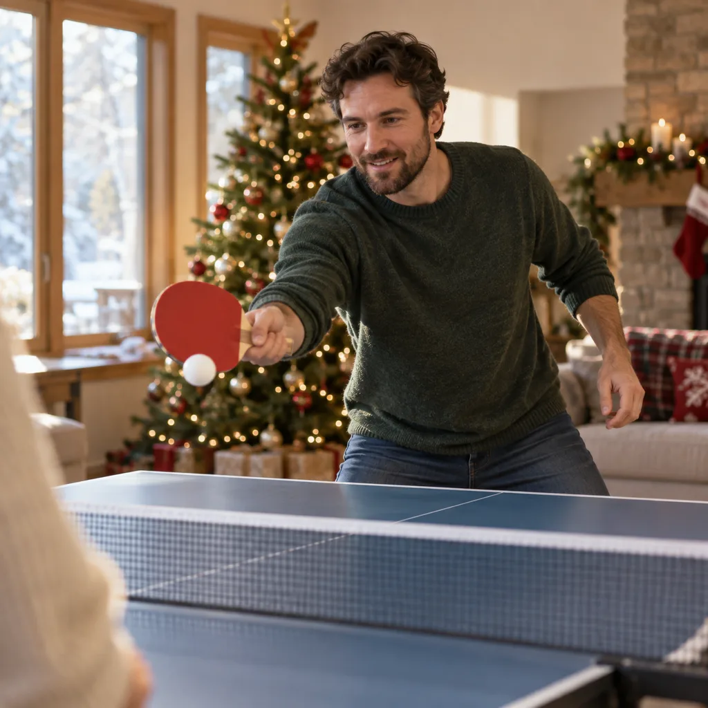 Representative photo-style image of ping pong — generated, not a specific product