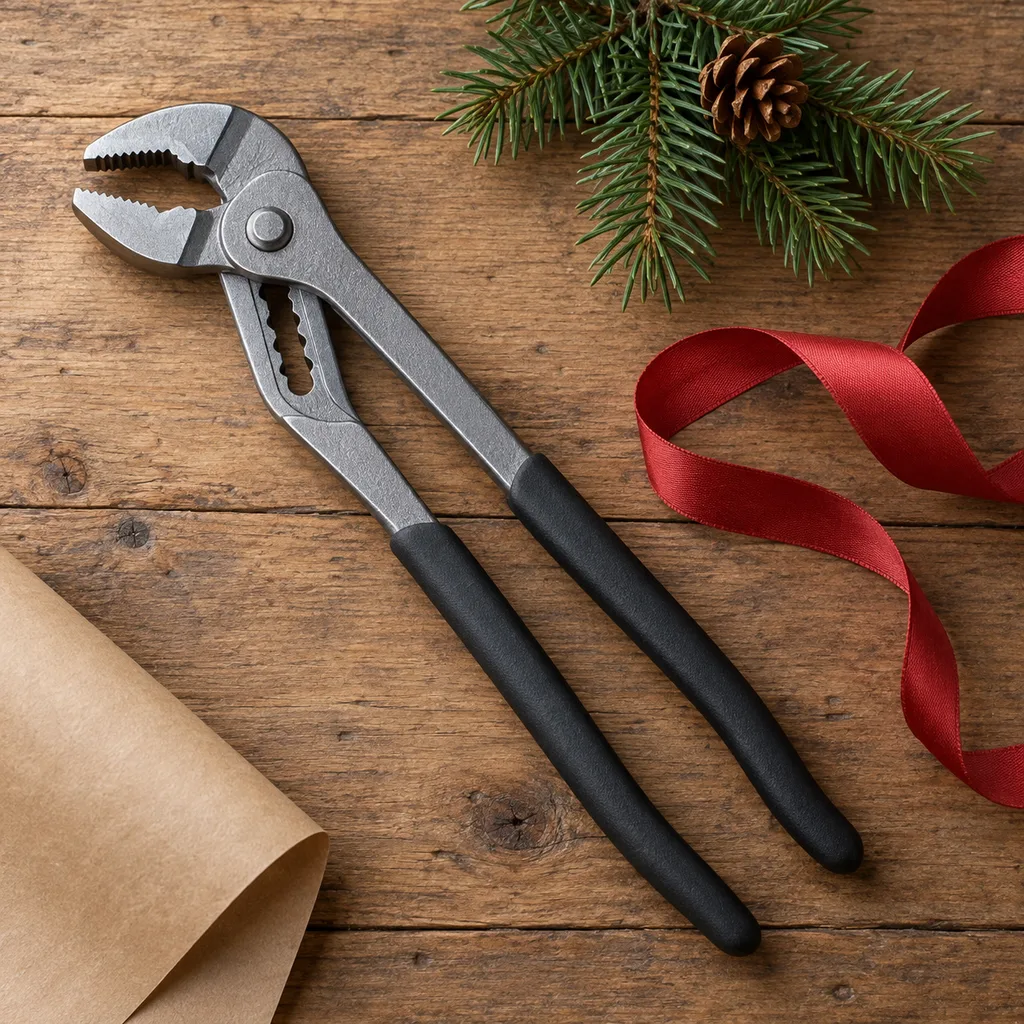 Representative photo-style image of tongue and groove pliers — generated, not a specific product