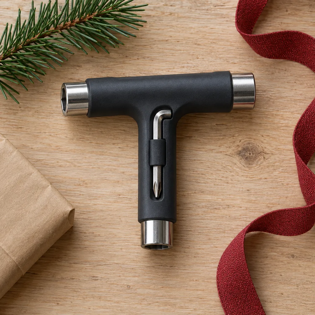Representative photo-style image of all in one skate tool — generated, not a specific product