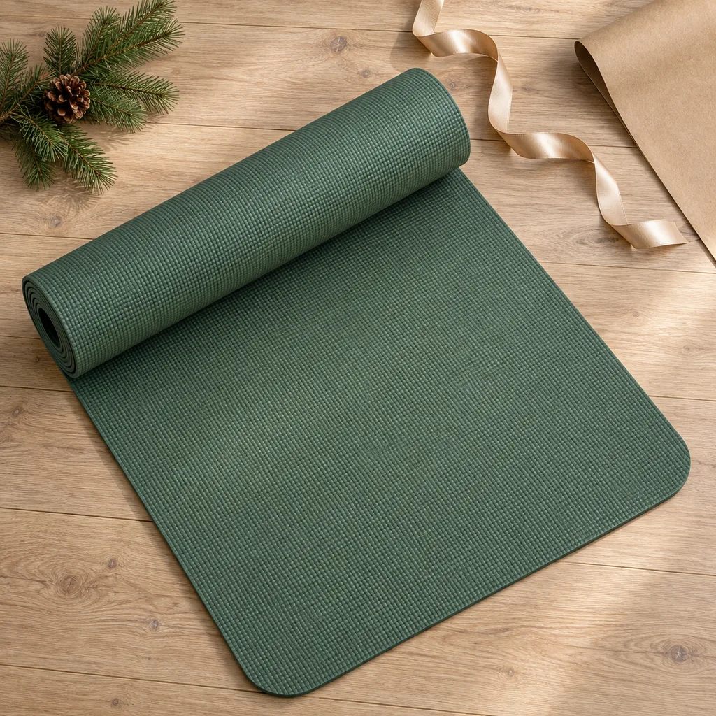 Representative photo-style image of all-purpose yoga and exercise mat — generated, not a specific product