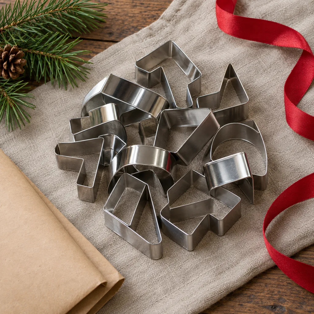 Representative photo-style image of alphabet cookie cutters — generated, not a specific product