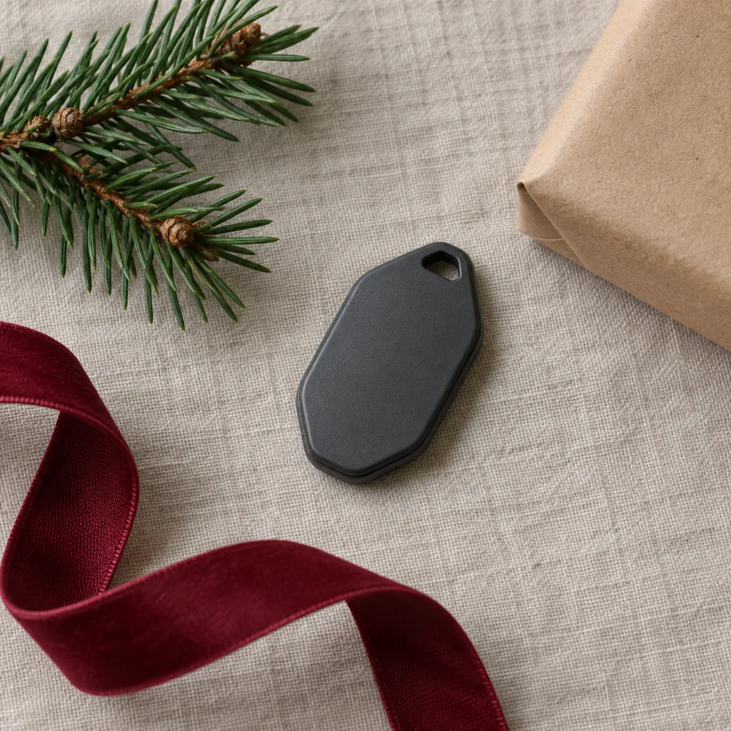 Representative photo-style image of bluetooth tracking device — generated, not a specific product