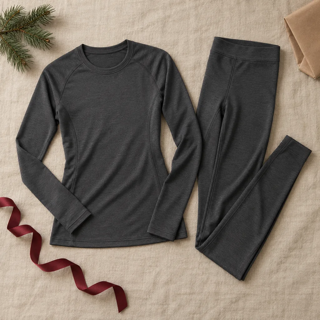 Representative photo-style image of athletic base layer set — generated, not a specific product