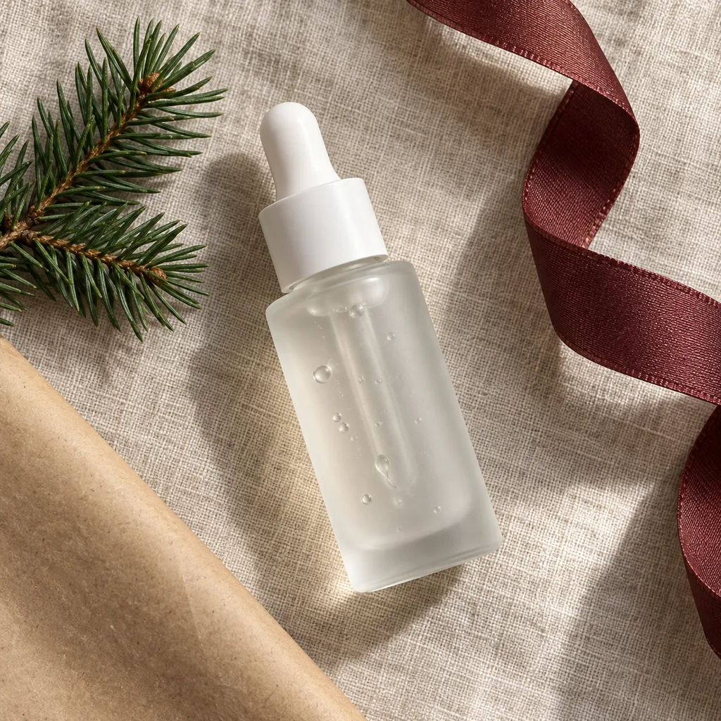 Representative photo-style image of balancing niacinamide face serum — generated, not a specific product