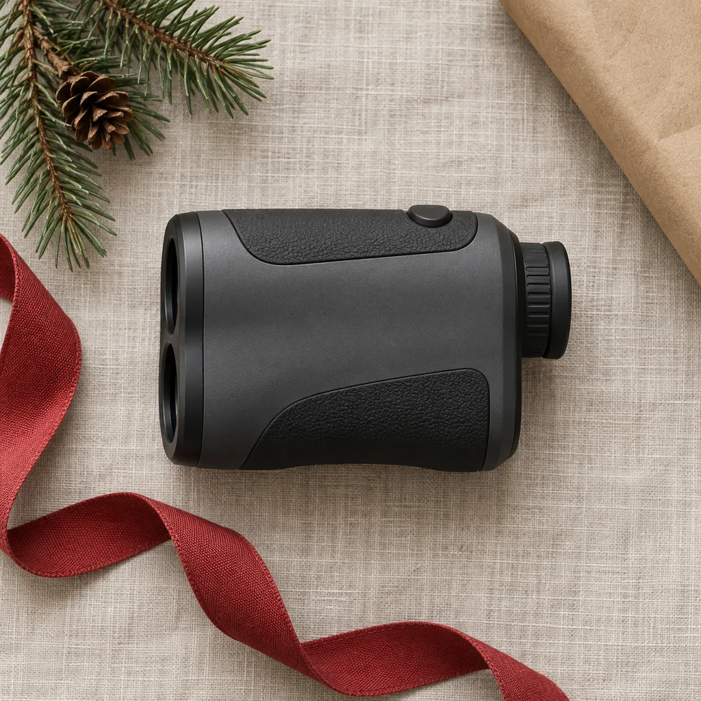Representative photo-style image of basic golf distance rangefinder — generated, not a specific product