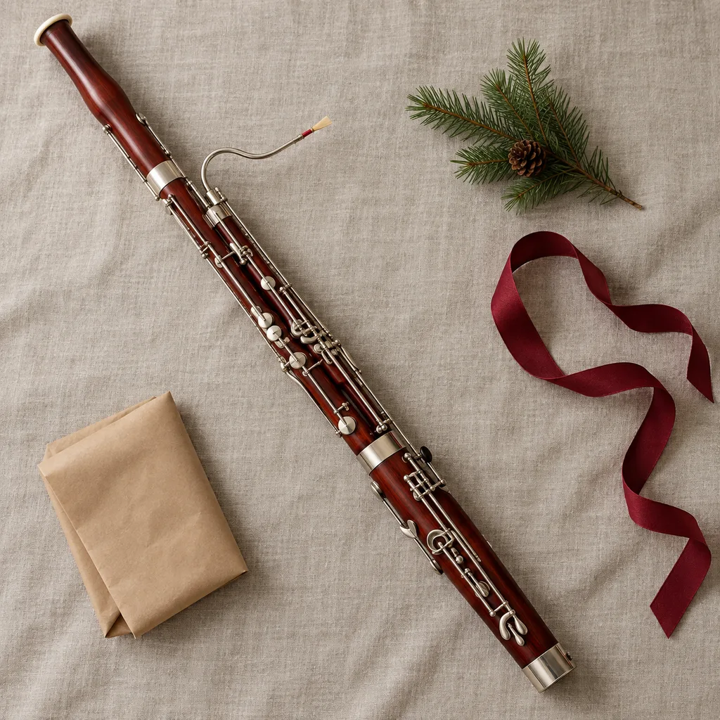 Representative photo-style image of bassoon beginner — generated, not a specific product