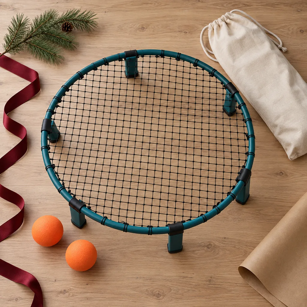 Representative photo-style image of beginner-friendly roundnet pack — generated, not a specific product