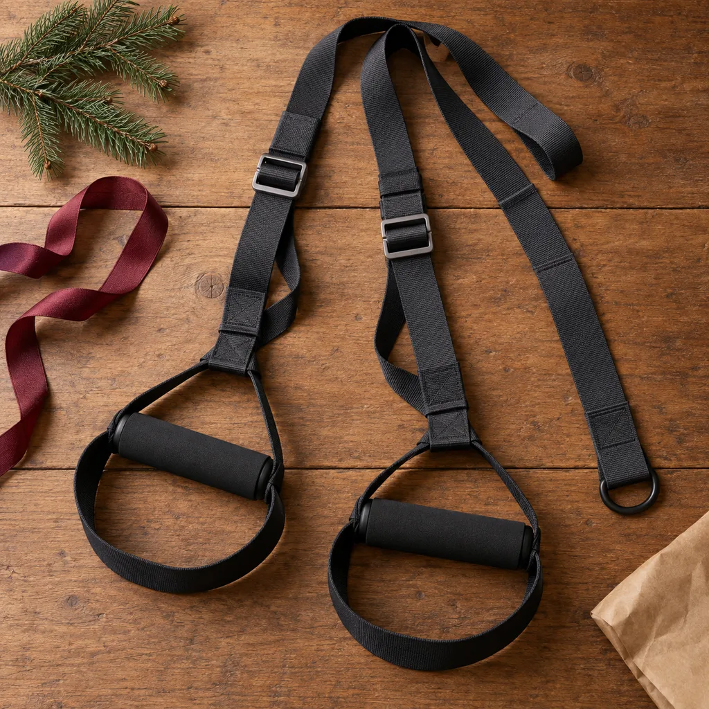 Representative photo-style image of beginner-friendly suspension trainer — generated, not a specific product