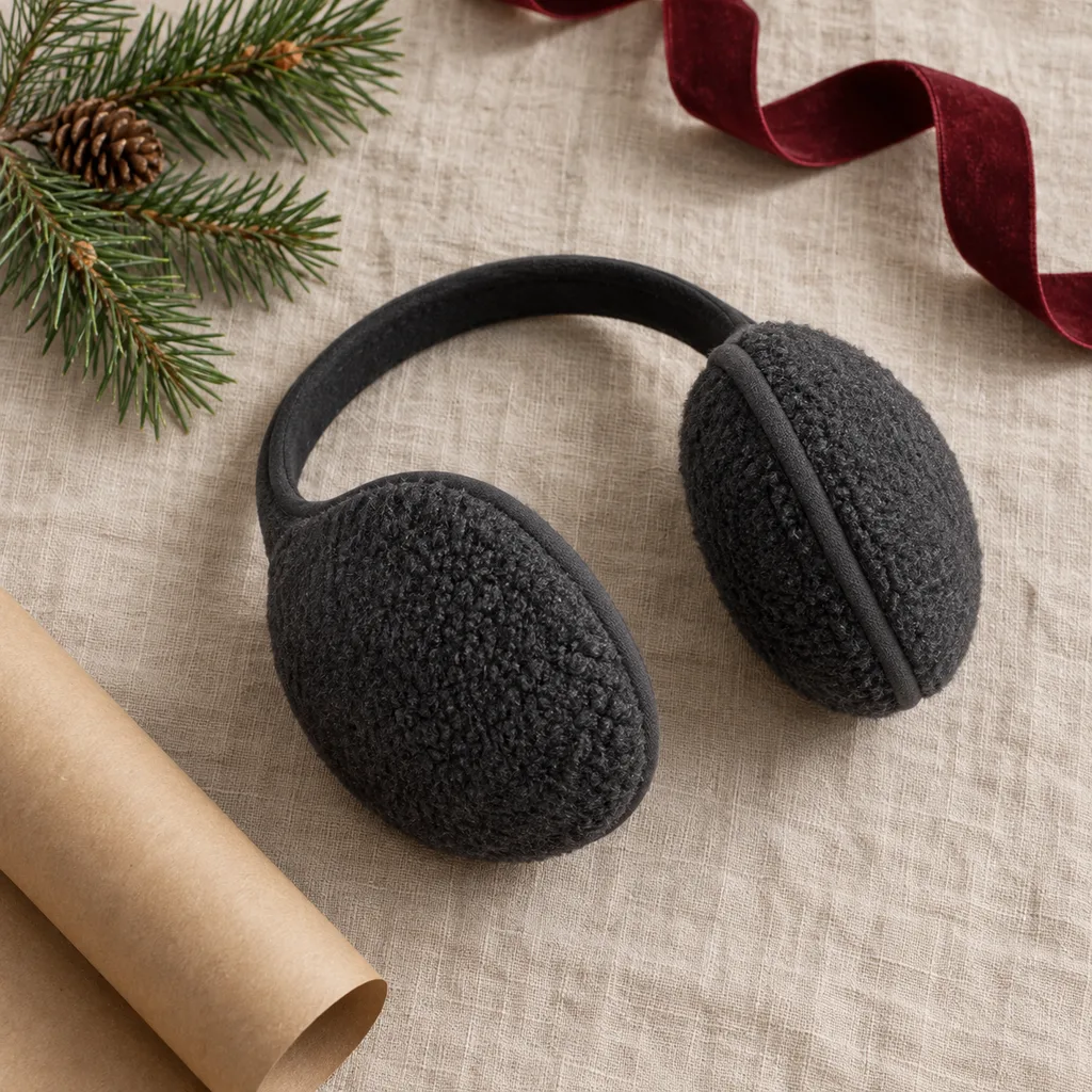 Representative photo-style image of behind the head earmuffs — generated, not a specific product