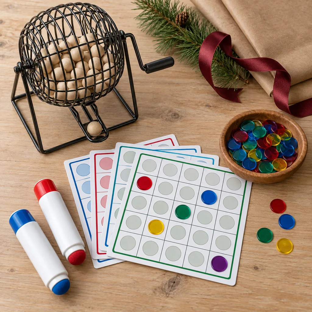 Representative photo-style image of bingo game enhancements collection — generated, not a specific product
