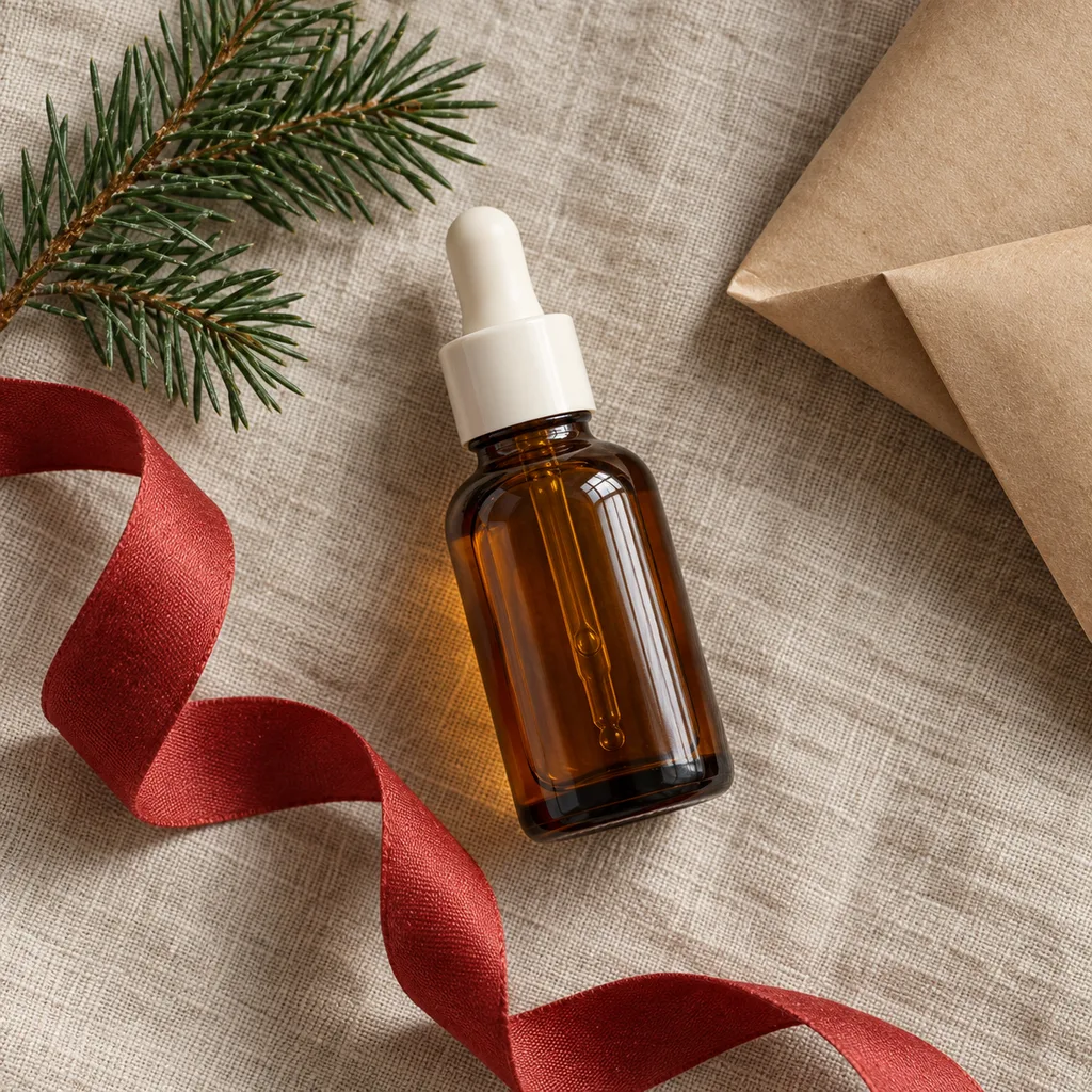 Representative photo-style image of brightening vitamin c serum — generated, not a specific product