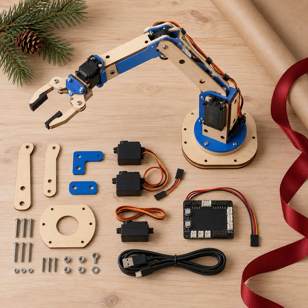 Representative photo-style image of build your own robotic arm — generated, not a specific product