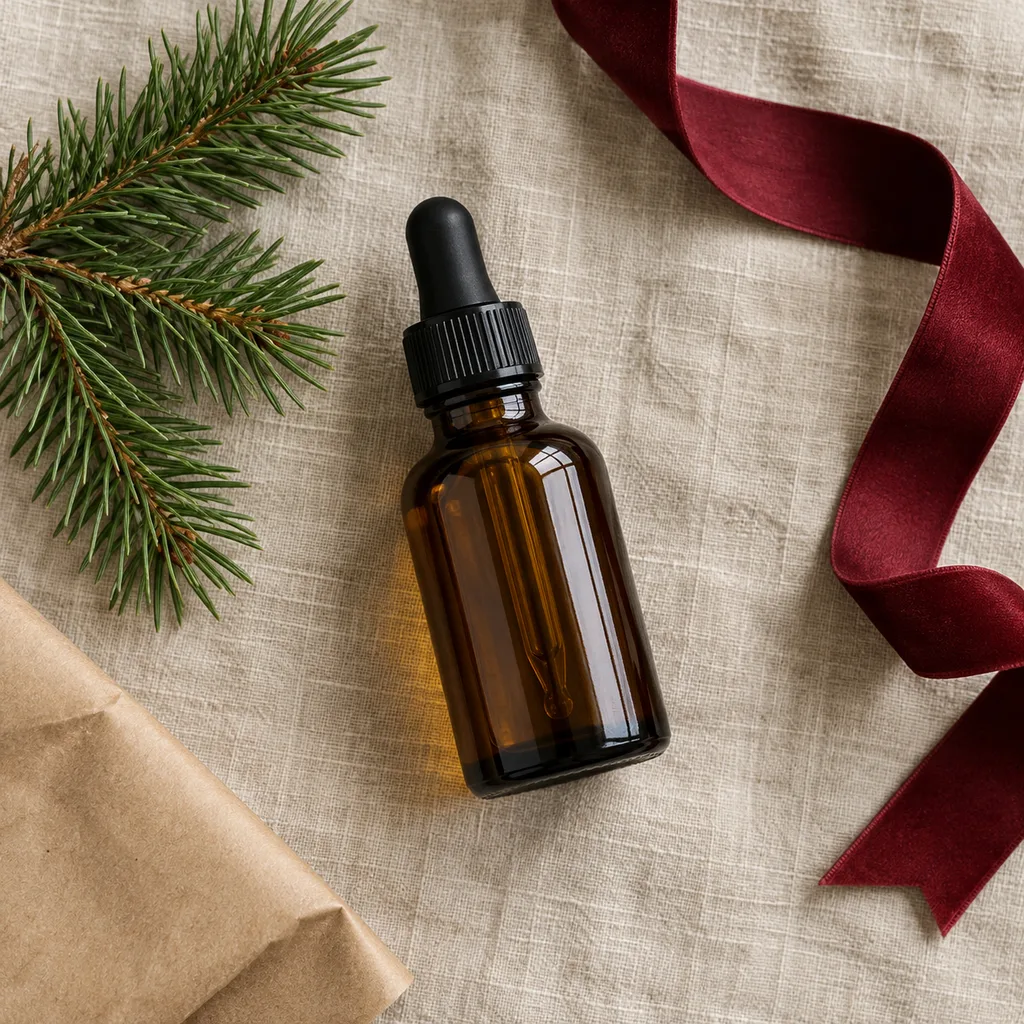 Representative photo-style image of classic conditioning beard oil — generated, not a specific product