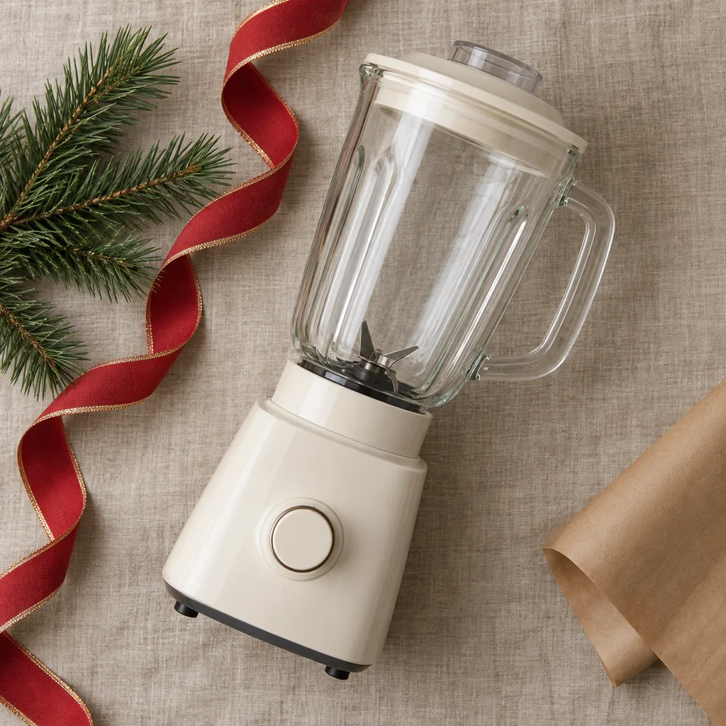 Representative photo-style image of classic countertop blender — generated, not a specific product
