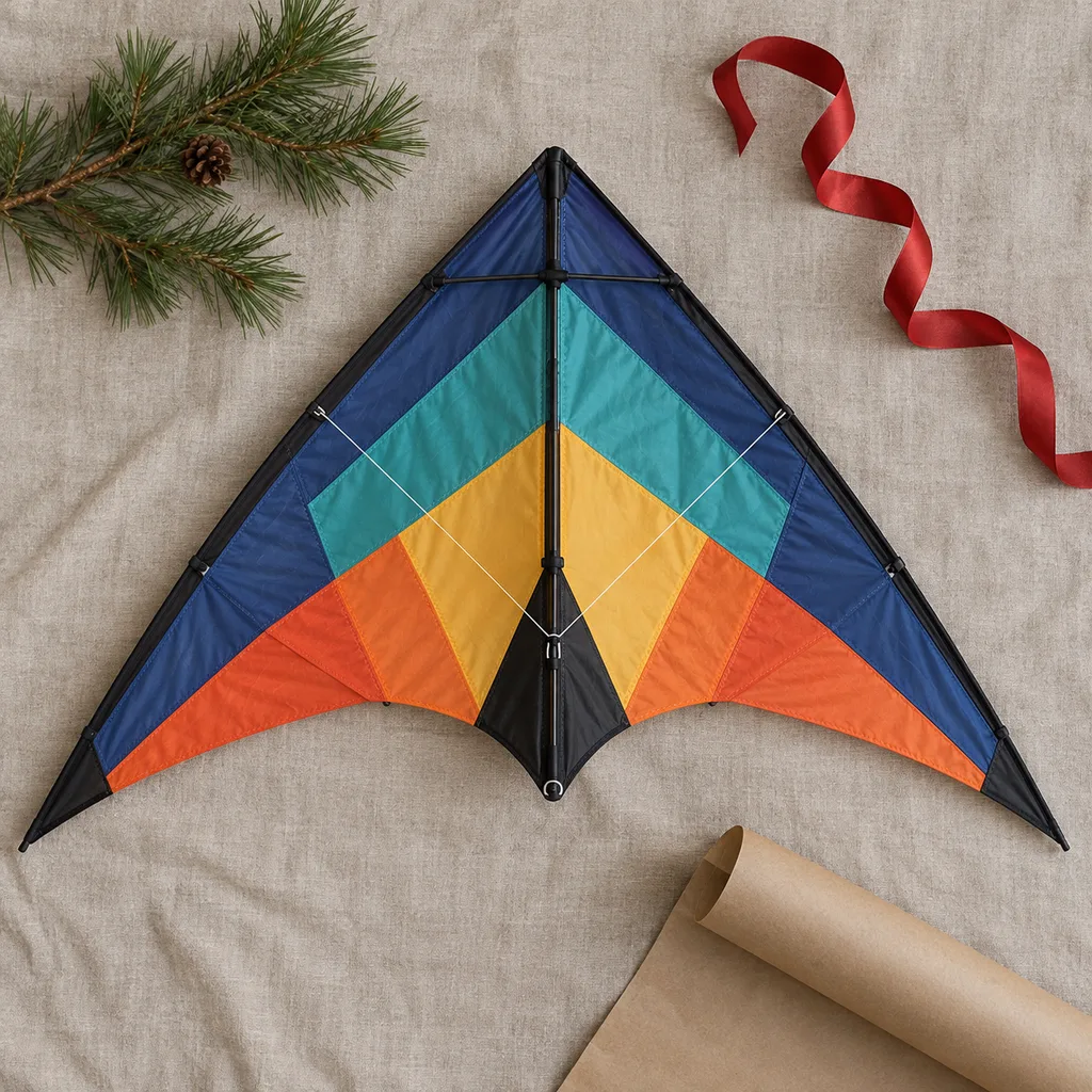 Representative photo-style image of delta kite — generated, not a specific product