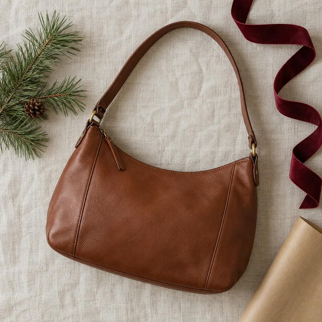 Representative photo-style image of classic everyday shoulder bag — generated, not a specific product
