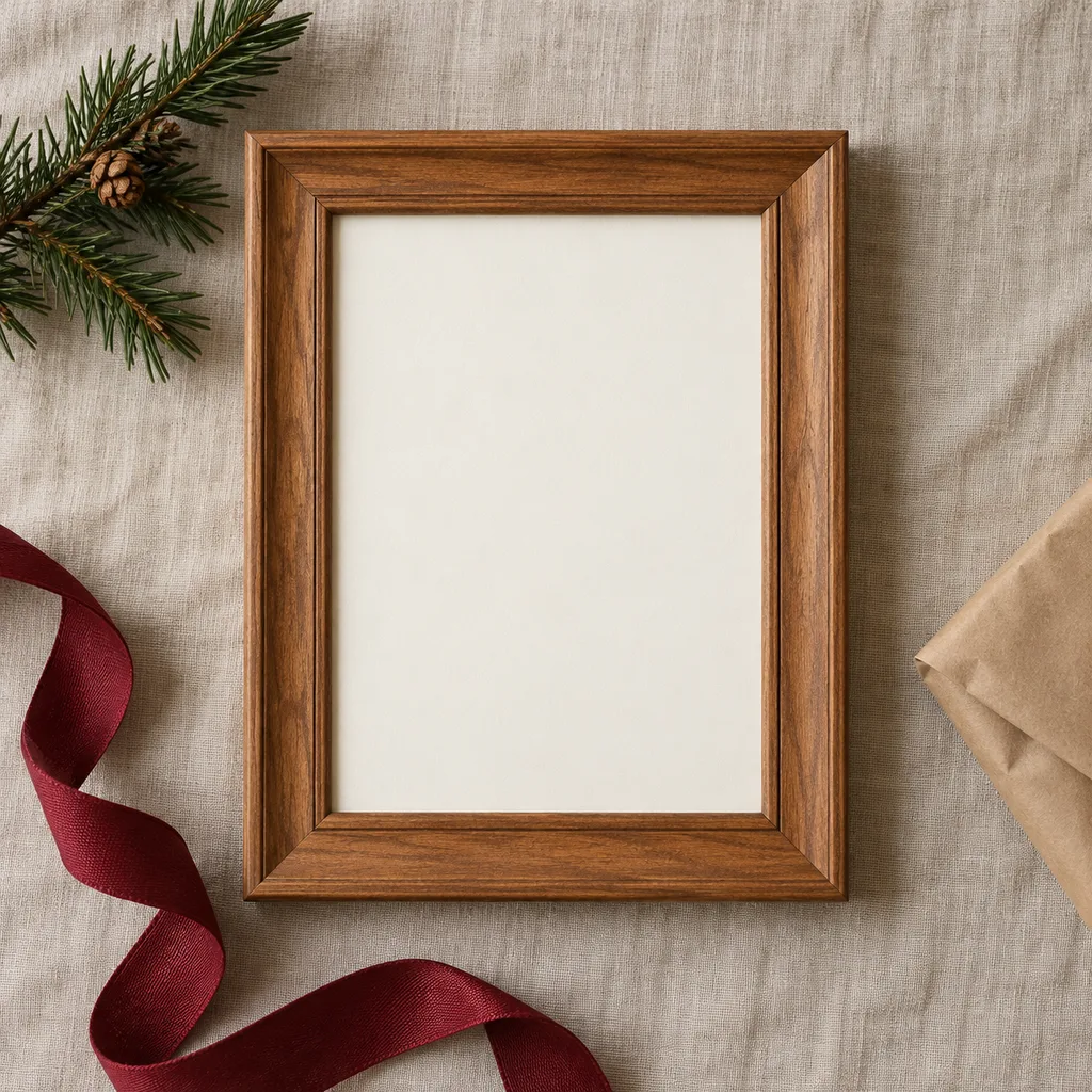 Representative photo-style image of classic single picture frame — generated, not a specific product