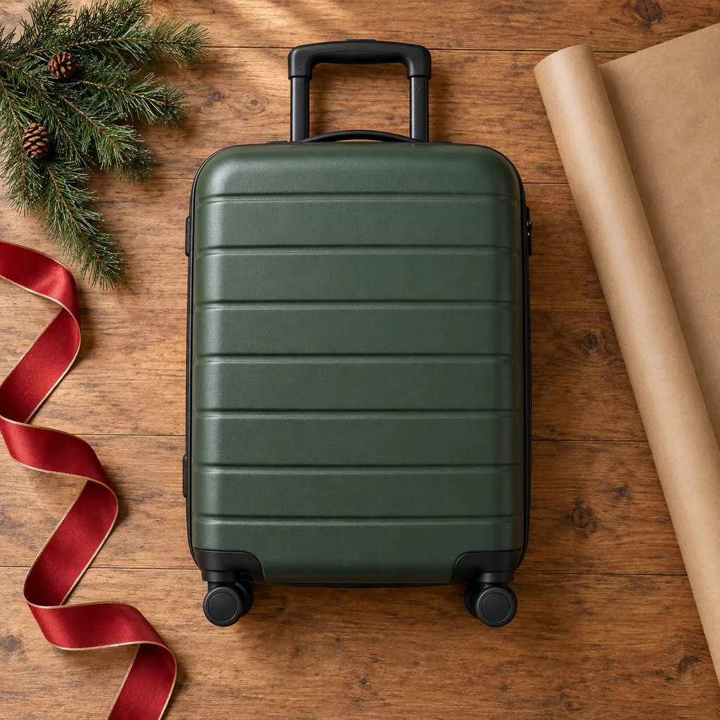 Representative photo-style image of carry on suitcase — generated, not a specific product