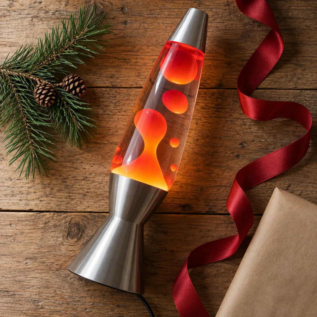 Representative photo-style image of desk lava lamp — generated, not a specific product