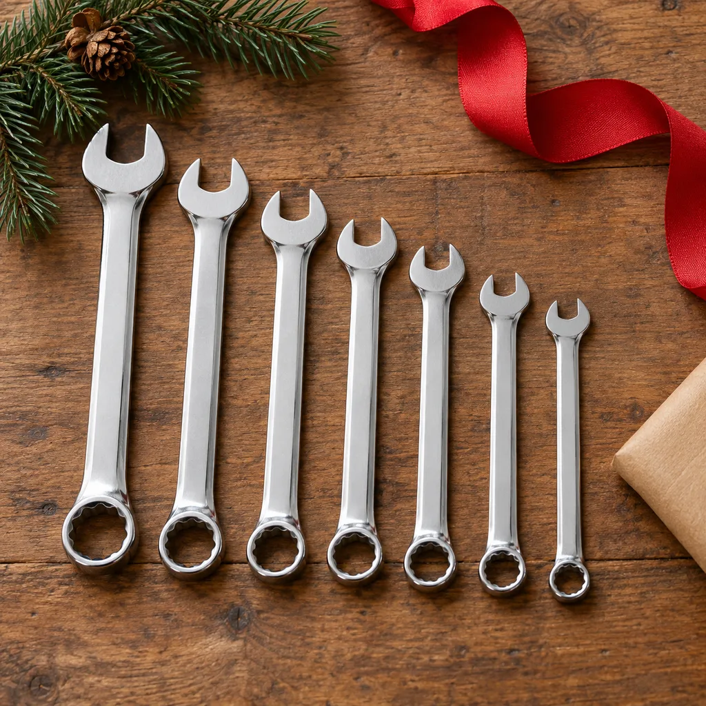 Representative photo-style image of combination wrench set — generated, not a specific product
