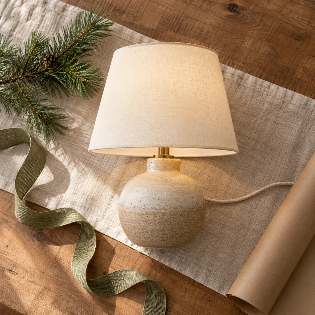Representative photo-style image of cozy bedside reading lamp — generated, not a specific product