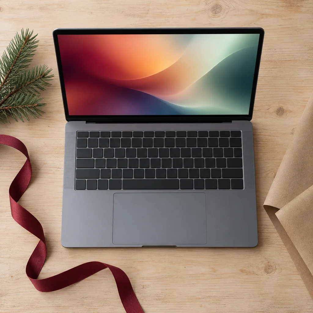 Representative photo-style image of creative professional laptop — generated, not a specific product