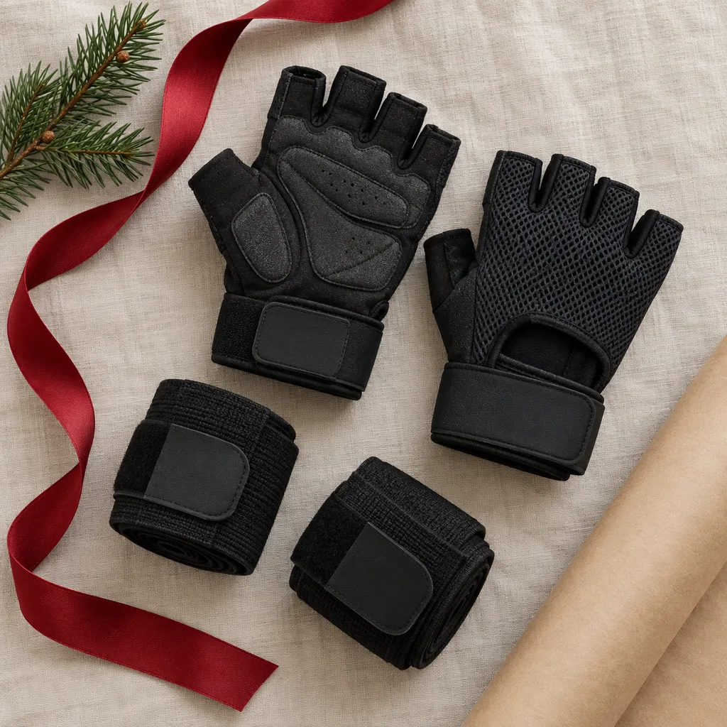 Representative photo-style image of cross-training hand protection — generated, not a specific product