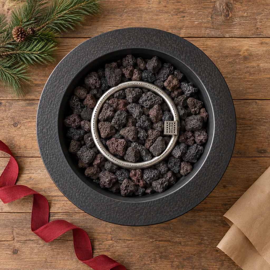 Representative photo-style image of decorative fire bowl — generated, not a specific product