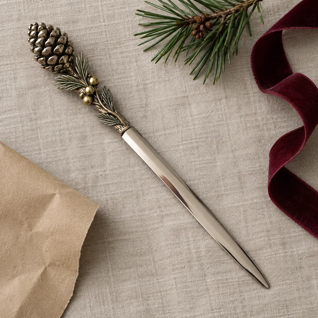 Representative photo-style image of decorative themed letter opener — generated, not a specific product