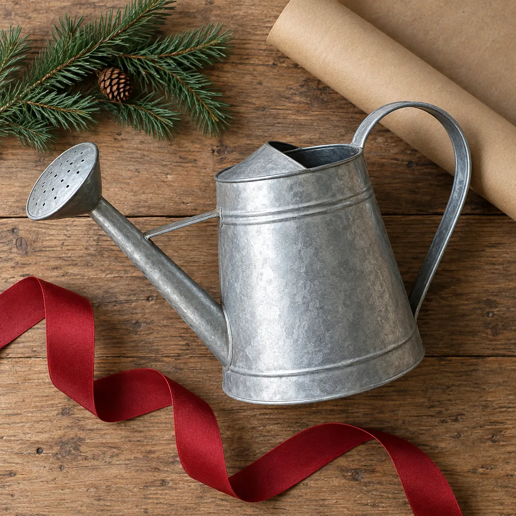 Representative photo-style image of decorative watering can — generated, not a specific product