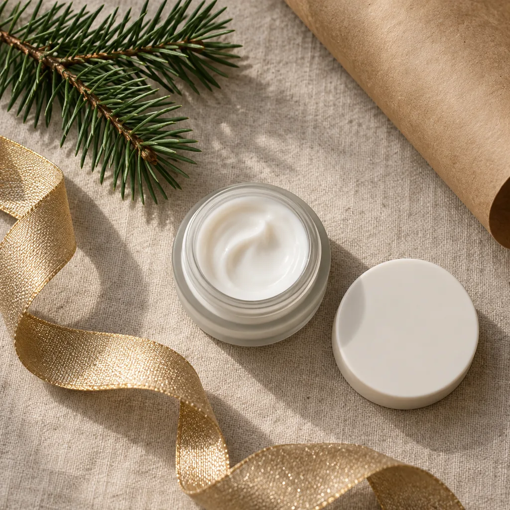 Representative photo-style image of deep hydration eye cream — generated, not a specific product