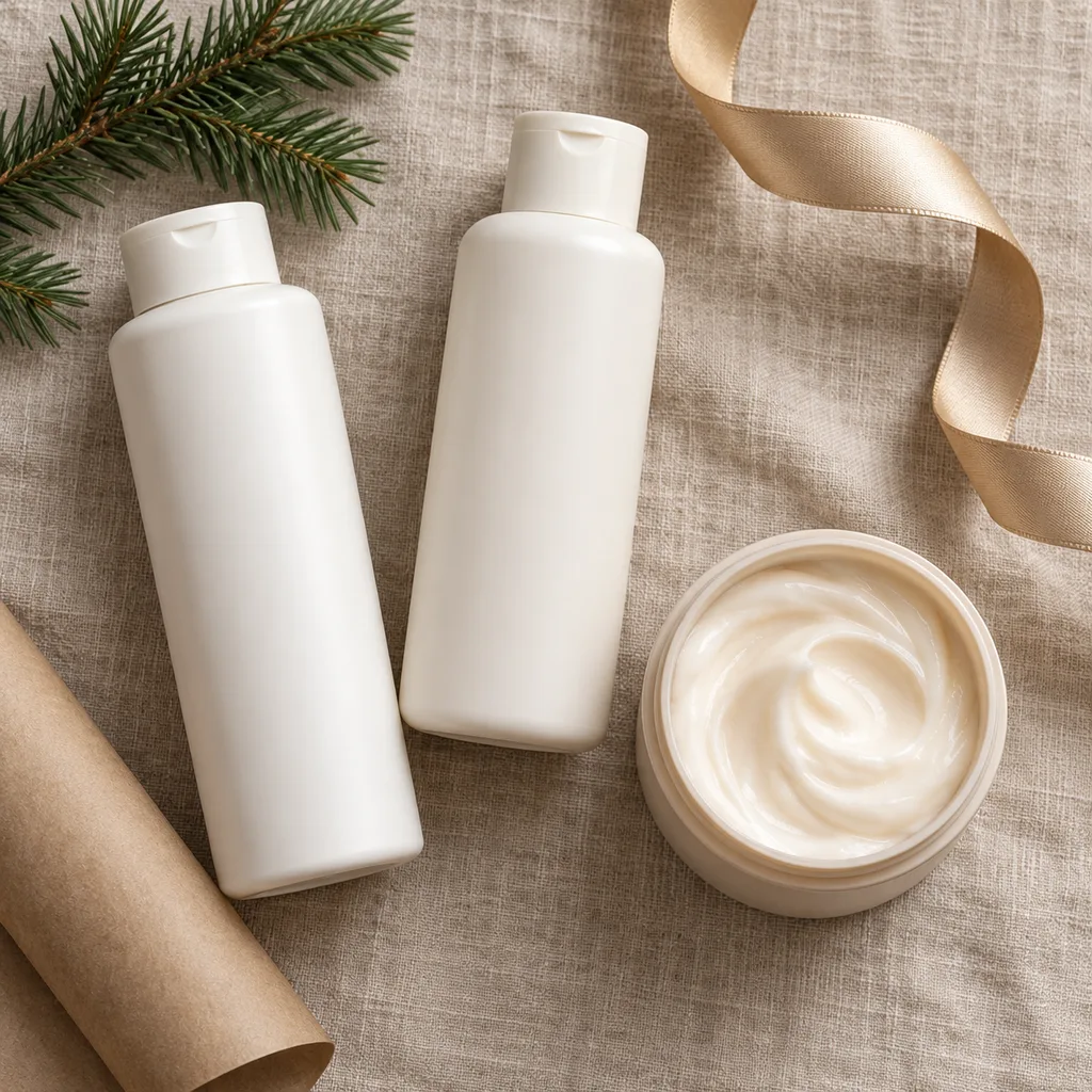 Representative photo-style image of deep hydration hair care kit — generated, not a specific product