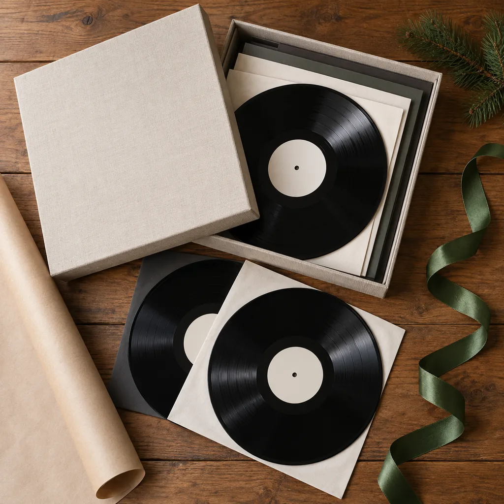 Representative photo-style image of deluxe vinyl box set — generated, not a specific product