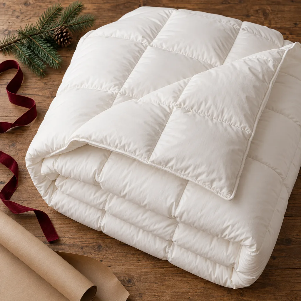 Representative photo-style image of down alternative comforter — generated, not a specific product