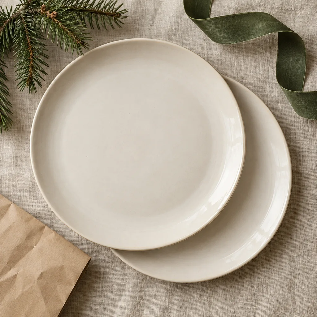 Representative photo-style image of dinner plates — generated, not a specific product