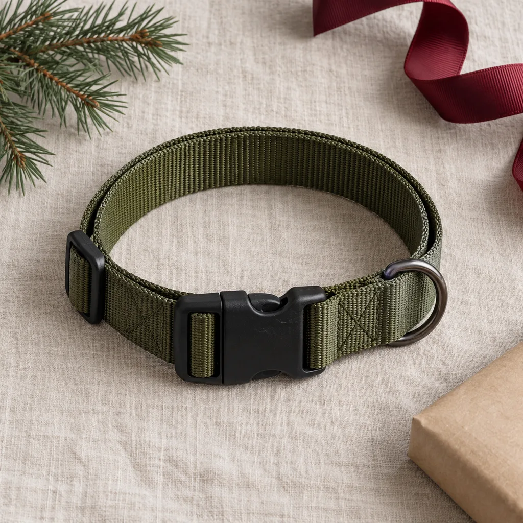 Representative photo-style image of durable everyday dog collar — generated, not a specific product