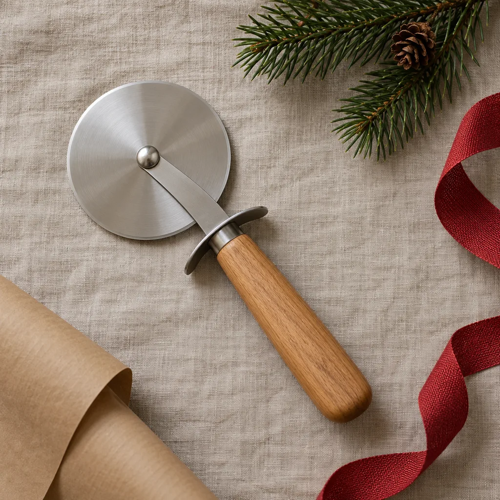 Representative photo-style image of pizza cutter wheel — generated, not a specific product